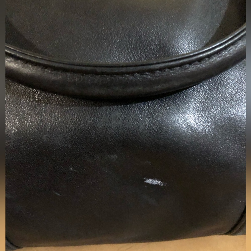 Coach Black Leather Duffle Travel bag - Picture 3 of 13